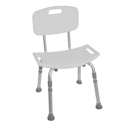 SILLA DE DUCHA CON ESPALDAR