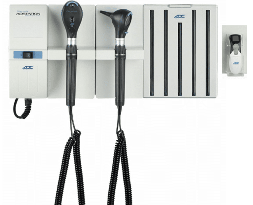 5610-34png SET DE DIAGNÓSTICO DE PARED CON PORTAESPÉCULAS, TENSIÓMETRO Y TERMÓMETRO - Imagen 1