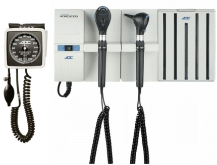 SET DE DIAGNÓSTICO DE PARED CON PORTA ESPECULAS Y TENSIÓMETRO