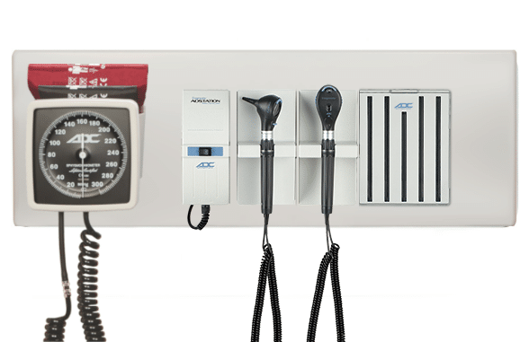 5610L-37W SET DE DIAGNÓSTICO DE PARED CON PORTA ESPECULAS, TENSIÓMETRO Y SOPORTE DE PARED - Imagen 1